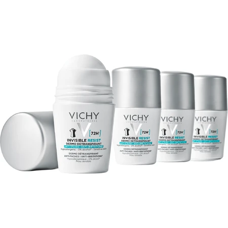Vichy Invisible Resist 72H антиперспирант против пятен и раздражения 50 мл: цены и характеристики