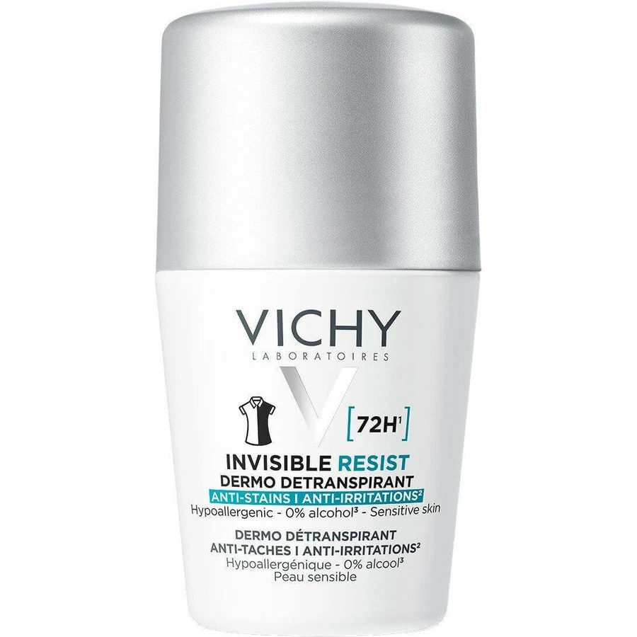 Vichy Invisible Resist 72H антиперспирант против пятен и раздражения 50 мл: цены и характеристики