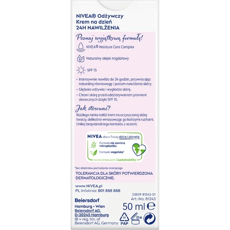 Nivea, Essentials, Крем для обличчя spf, 50 мл: ціни та характеристики
