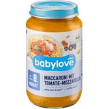 Макароны Babylove с томатной моцареллой 8+ ECO, 220 г