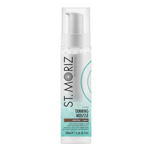 Мус для автозасмаги St.Moriz Professional Clear Tanning Mousse Прозорий мус для автозасмаги середнього темного кольору, 200 мл