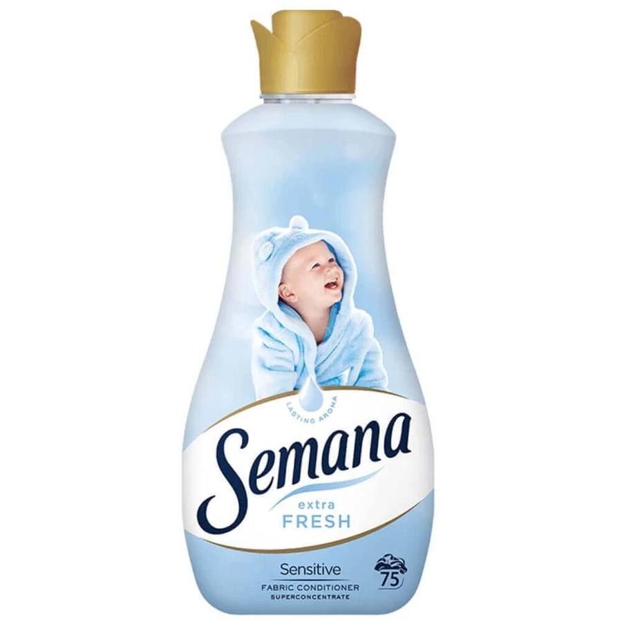 Кондиционер для белья Extra Fresh Sensitive, 75 стирок, 1,5 л, неделя: цены и характеристики