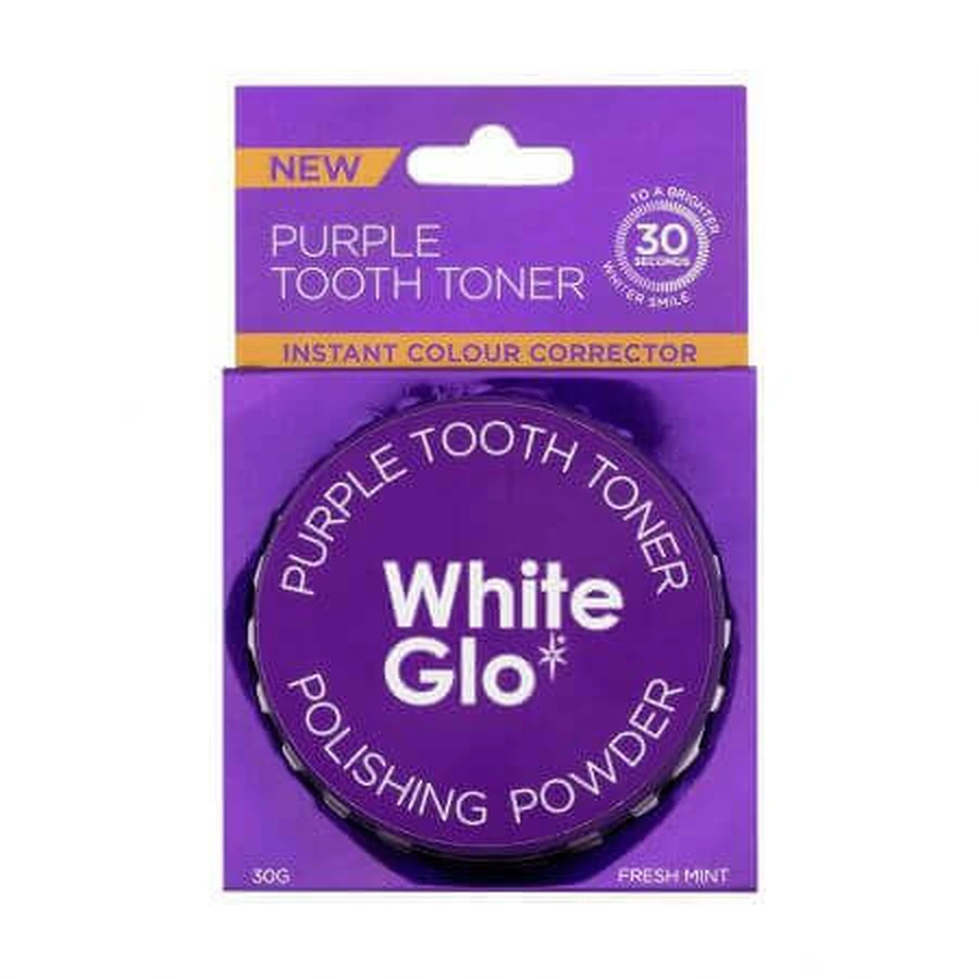 Відбілюючий порошок Purple Tooth Toner, 30 г, White Glo: ціни та характеристики