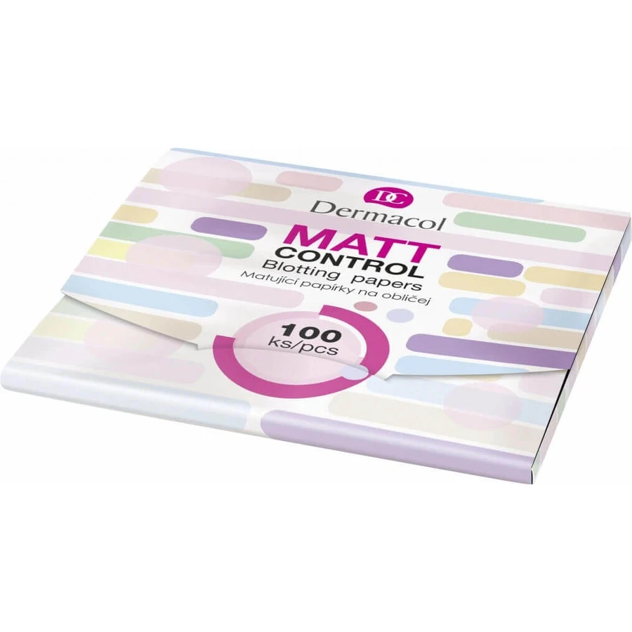 Dermacol Mattifying Papers Matt Control 1×100 шт, матуючий папір: ціни та характеристики