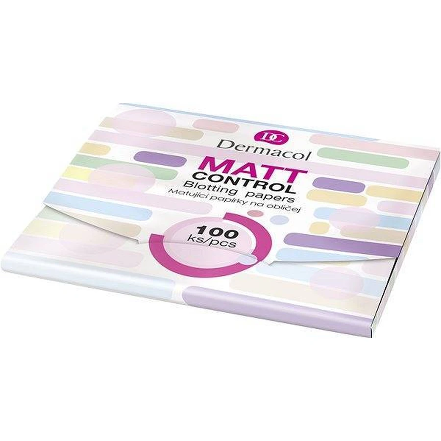 Dermacol Mattifying Papers Matt Control 1×100 шт, матуючий папір: ціни та характеристики