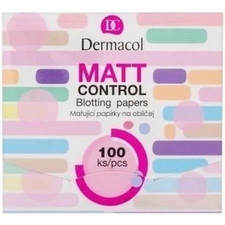Dermacol Mattifying Papers Matt Control 1×100 шт, матуючий папір: ціни та характеристики