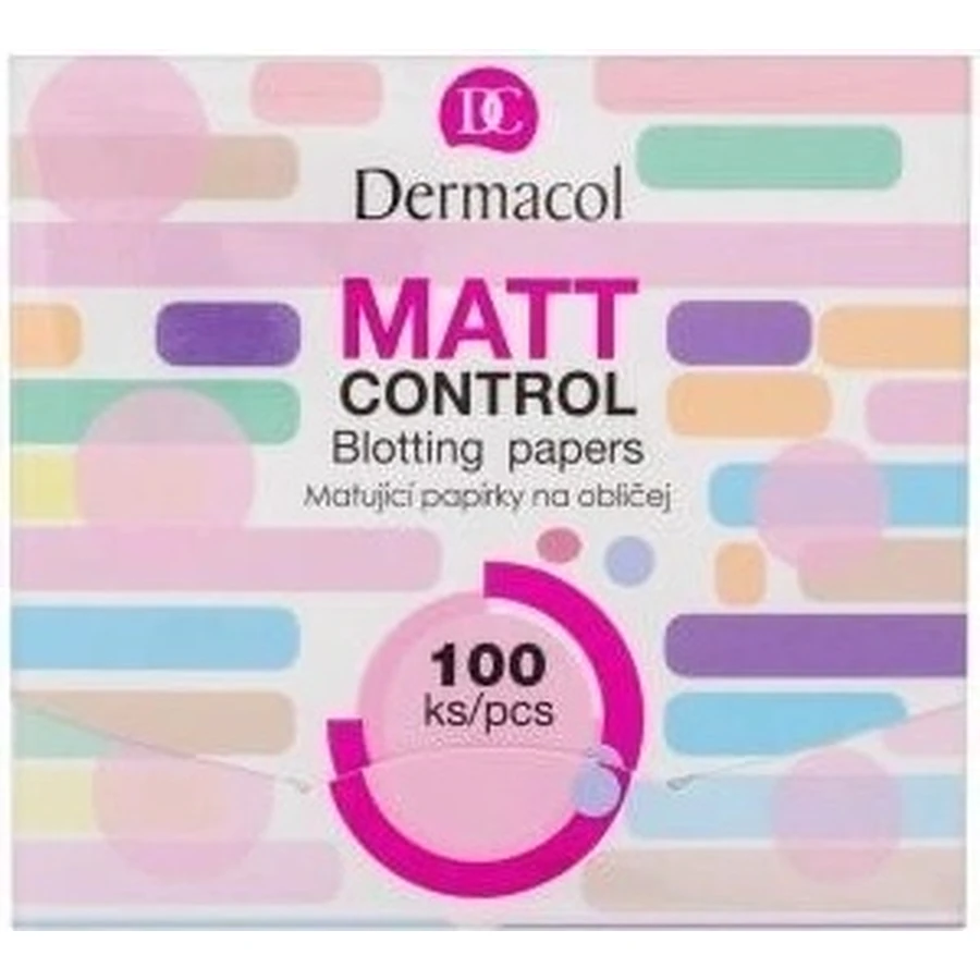 Dermacol Mattifying Papers Matt Control 1×100 шт, матуючий папір: ціни та характеристики