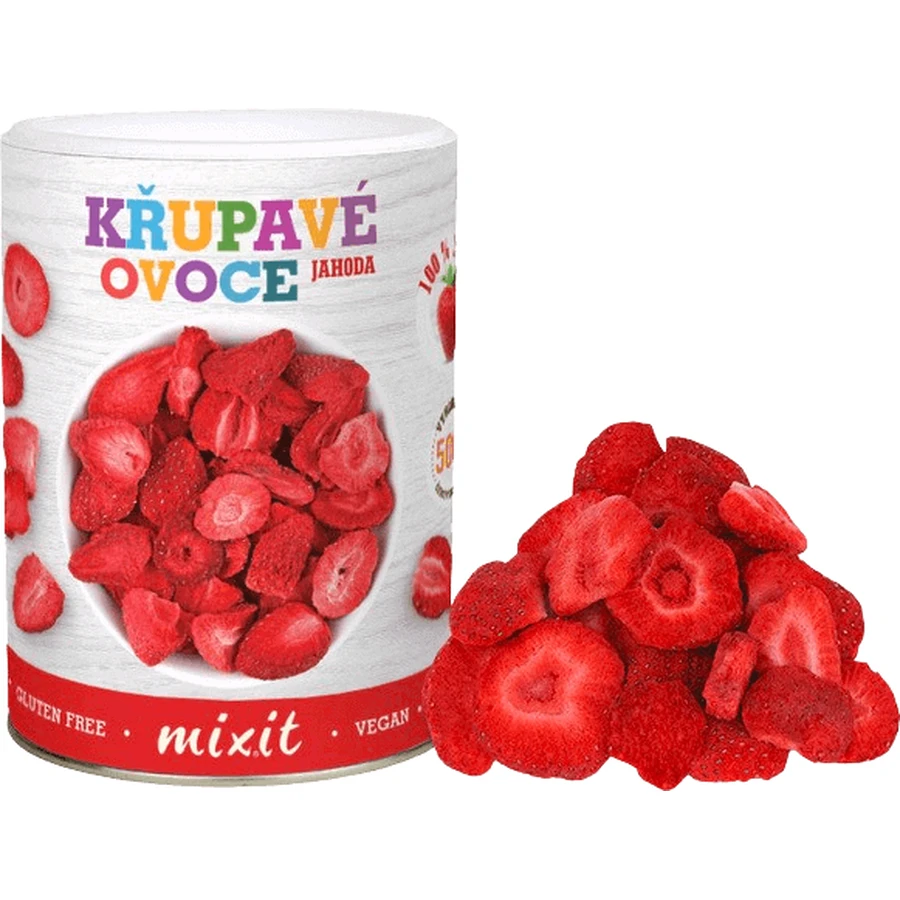 Mixit Хрусткі фруктові полуниця 50 г: ціни та характеристики