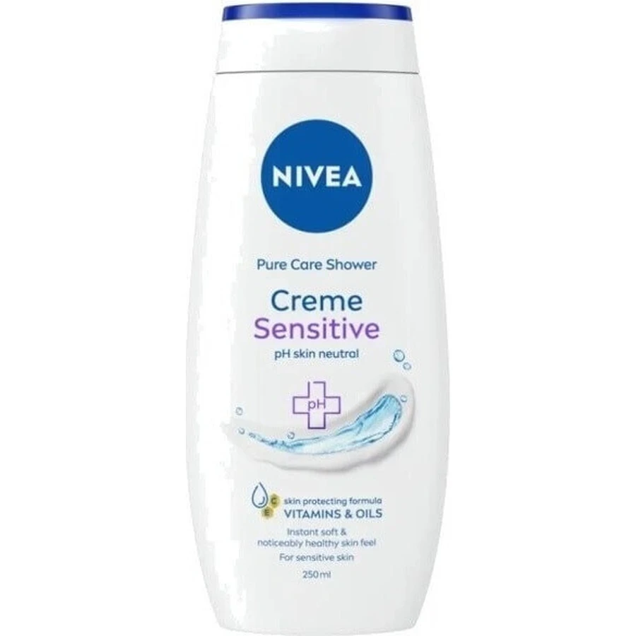 NIVEA Гель для душа Creme Sensitive 250 мл 1×250 мл, увлажняет кожу: цены и характеристики