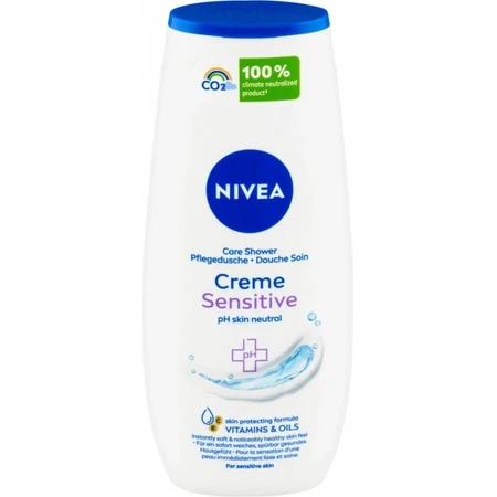 NIVEA Гель для душа Creme Sensitive 250 мл 1×250 мл, увлажняет кожу: цены и характеристики