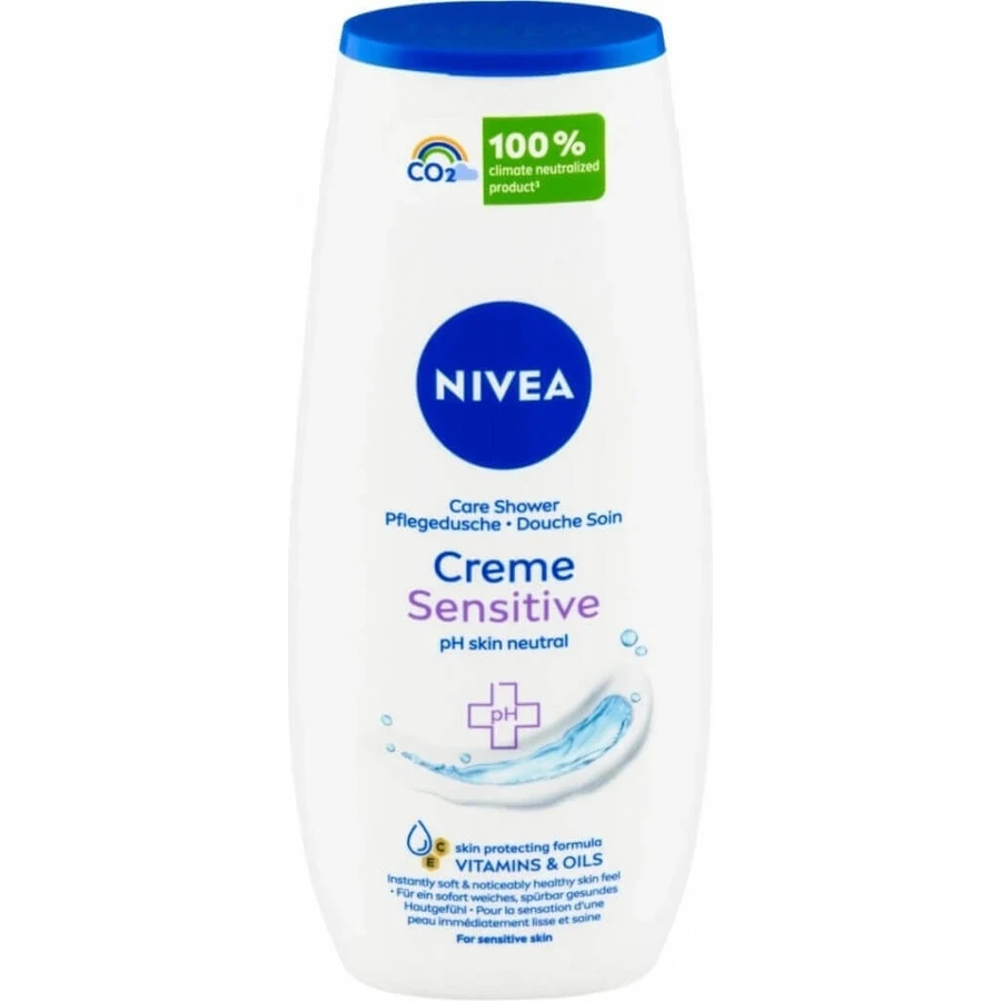NIVEA Гель для душа Creme Sensitive 250 мл 1×250 мл, увлажняет кожу: цены и характеристики