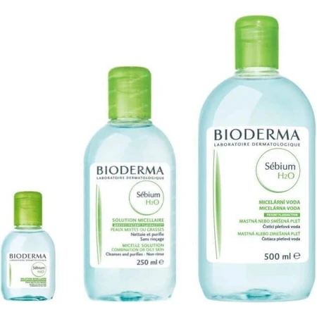 BIODERMA Sébium H2O мицеллярная вода для жирной кожи и акне 1×500 мл, мицеллярная вода: цены и характеристики