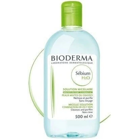 BIODERMA Sébium H2O мицеллярная вода для жирной кожи и акне 1×500 мл, мицеллярная вода: цены и характеристики