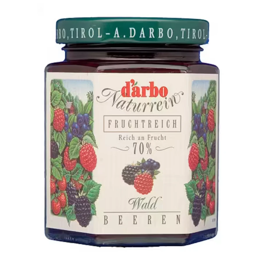 Джем ягодный 70% фруктовый, 200 г, Darbo: цены и характеристики