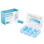 Haspro, формованные беруши, синие, 12 штук ДЕФЕКТИРОВАННАЯ УПАКОВКА: цены и характеристики