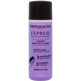 Dermacol Express рідина для зняття лаку 1×120 мл, рідина для зняття лаку для нігтів