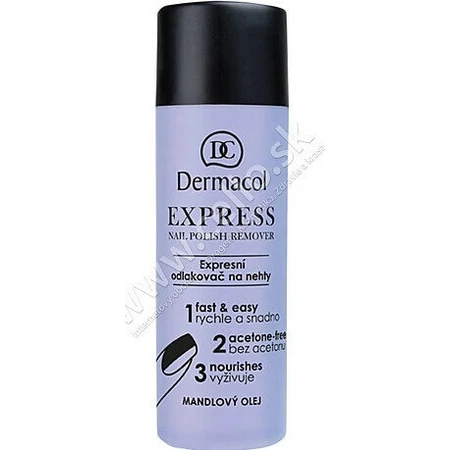 Dermacol Express рідина для зняття лаку 1×120 мл, рідина для зняття лаку для нігтів: ціни та характеристики