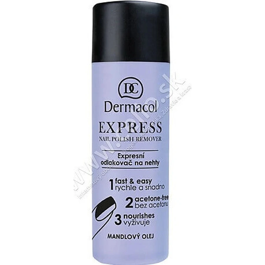 Dermacol Express рідина для зняття лаку 1×120 мл, рідина для зняття лаку для нігтів: ціни та характеристики