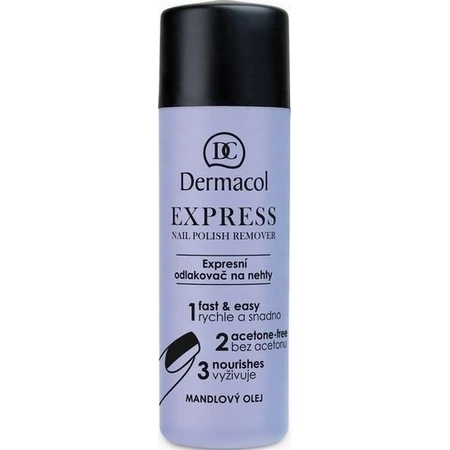 Dermacol Express рідина для зняття лаку 1×120 мл, рідина для зняття лаку для нігтів: ціни та характеристики