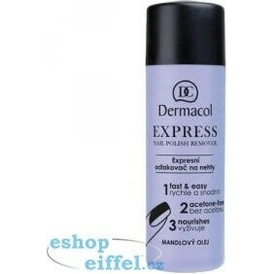 Dermacol Express рідина для зняття лаку 1×120 мл, рідина для зняття лаку для нігтів: ціни та характеристики