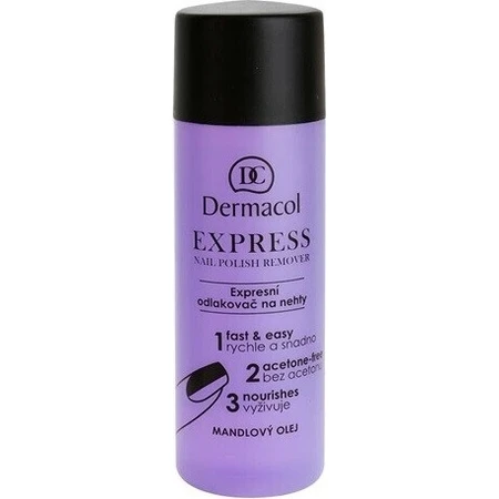 Dermacol Express рідина для зняття лаку 1×120 мл, рідина для зняття лаку для нігтів: ціни та характеристики