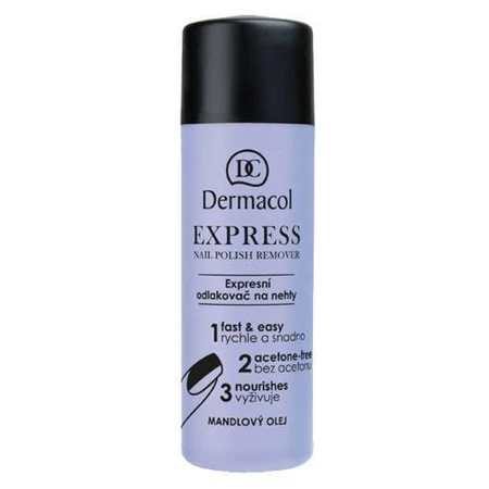 Dermacol Express рідина для зняття лаку 1×120 мл, рідина для зняття лаку для нігтів: ціни та характеристики