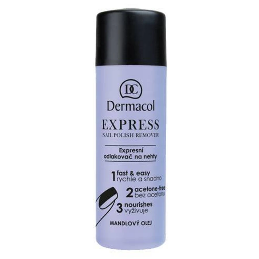 Dermacol Express рідина для зняття лаку 1×120 мл, рідина для зняття лаку для нігтів: ціни та характеристики