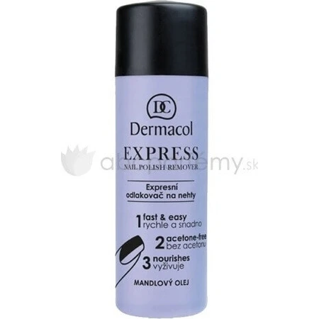 Dermacol Express рідина для зняття лаку 1×120 мл, рідина для зняття лаку для нігтів: ціни та характеристики