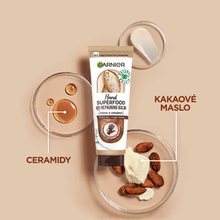 Garnier Hand Superfood регенерирующий крем для рук с какао 75 мл