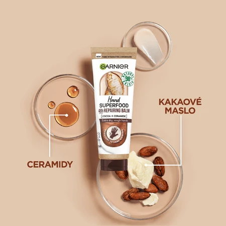 Garnier Hand Superfood регенерирующий крем для рук с какао 75 мл: цены и характеристики