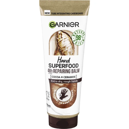 Garnier Hand Superfood регенерирующий крем для рук с какао 75 мл: цены и характеристики