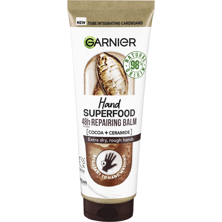 Garnier Hand Superfood регенерирующий крем для рук с какао 75 мл: цены и характеристики