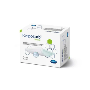 Силіконова пов'язка RespoSorb 8 x 8 см, 10 штук, Hartmann