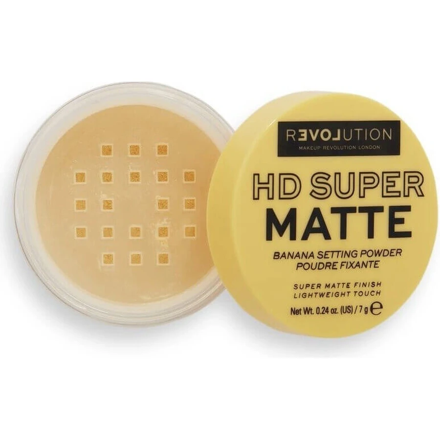 Revolution Relove, HD Super Matte Banana Powder 1×7 г, пудра: цены и характеристики