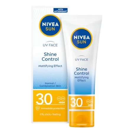 Nivea Sun UV Face Shine Control Mattifying Face Cream SPF30, 50 мл: цены и характеристики
