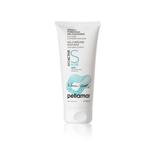 Очищуючий гель для жирної та комбінованої шкіри BioActive S Acne, 150 мл, Pellamar