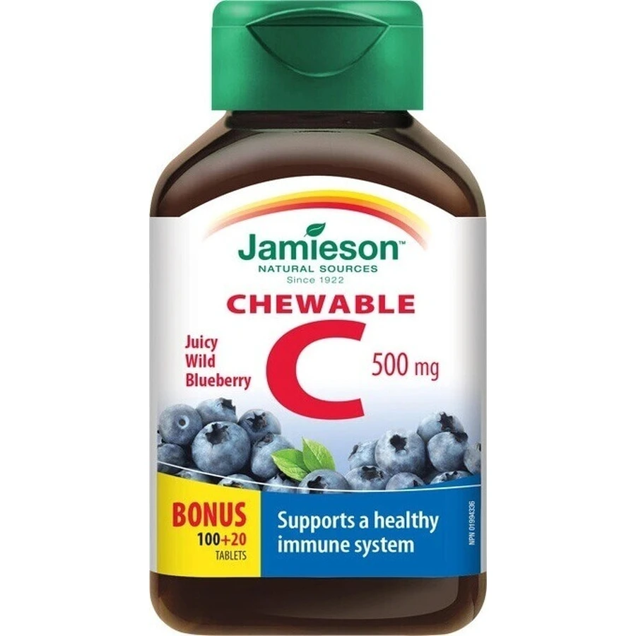 JAMIESON VITAMIN C 500 mg чорниця 1×120 табл.: ціни та характеристики