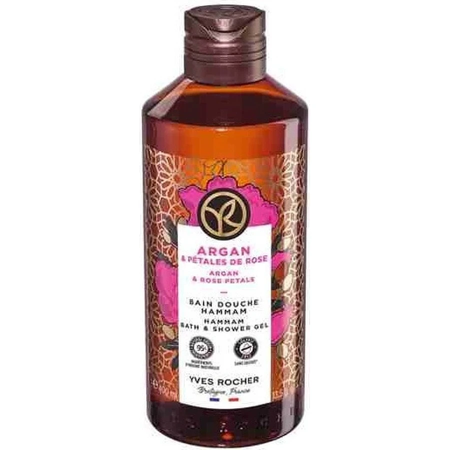 Yves Rocher Гель для душу Argan & bio rua з Марокко 1×400 мл, гель для душу: ціни та характеристики