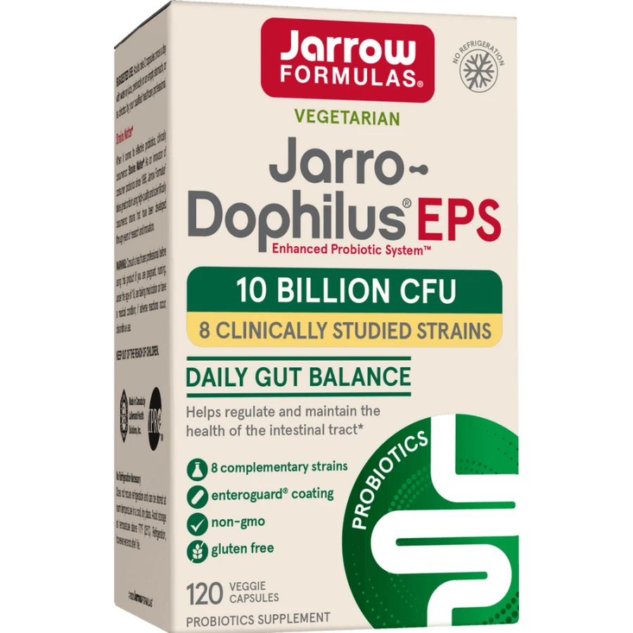 Jarrow Formulas Jarro-Dophilus EPS 10 миллиардов КОЕ, 120 вегетарианских капсул: цены и характеристики