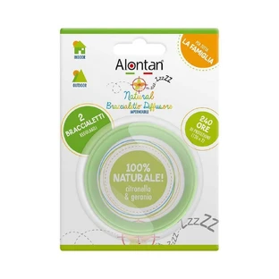 Регулируемый браслет против насекомых, Alontan Natural, 2 штуки, Pietrasanta Pharma