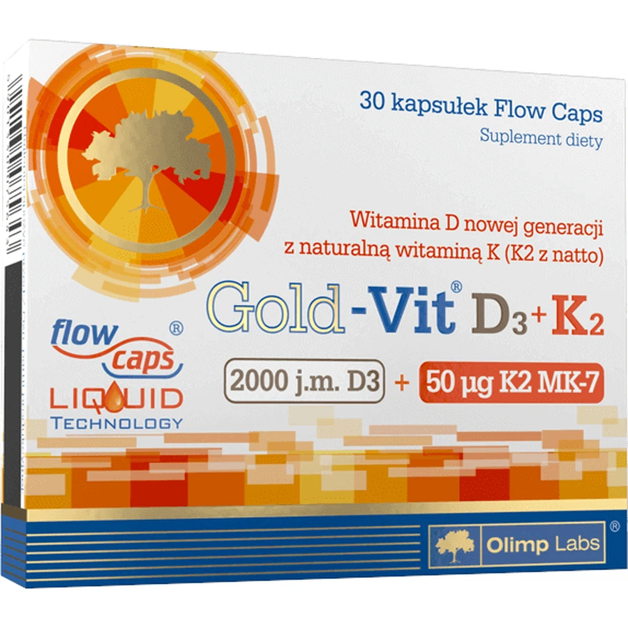Olimp Vitamin D3 + K2 30 капсул: ціни та характеристики