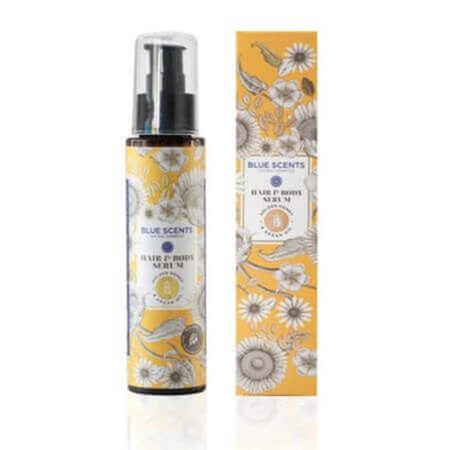 Сыворотка для волос и тела Blue Scents Golden Honey & Argan Oil Hair & Body, многофункциональная, 100 мл: цены и характеристики