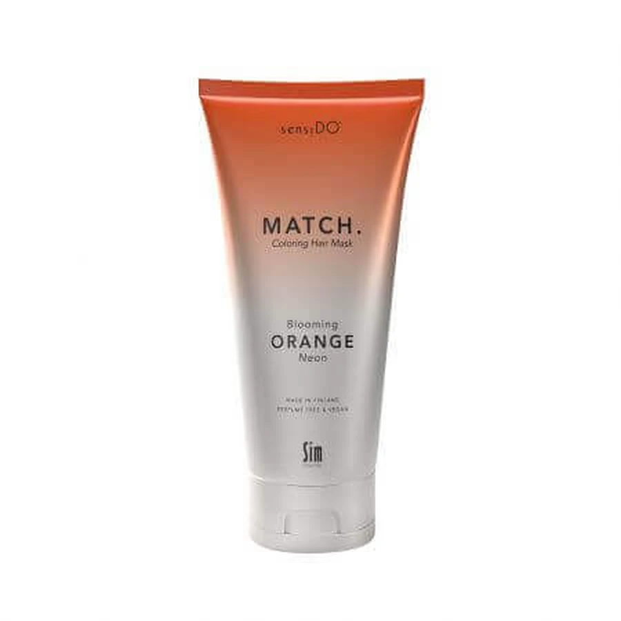 Окрашивающая маска для волос Blooming Orange Neon, 200 мл, Sensido Match: цены и характеристики
