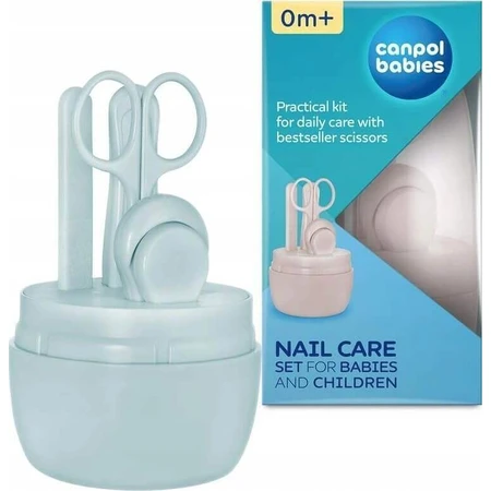 Canpol babies Набір для догляду за нігтями для дітей / синій 1×1шт, манікюрний набір: ціни та характеристики