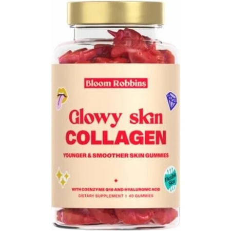 GLOWY SKIN COLLAGEN - Молодша та гладенька шкіра в льодяниках 1×40 шт, харчова добавка з колагеном: ціни та характеристики