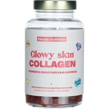 GLOWY SKIN COLLAGEN - Молодша та гладенька шкіра в льодяниках 1×40 шт, харчова добавка з колагеном: ціни та характеристики
