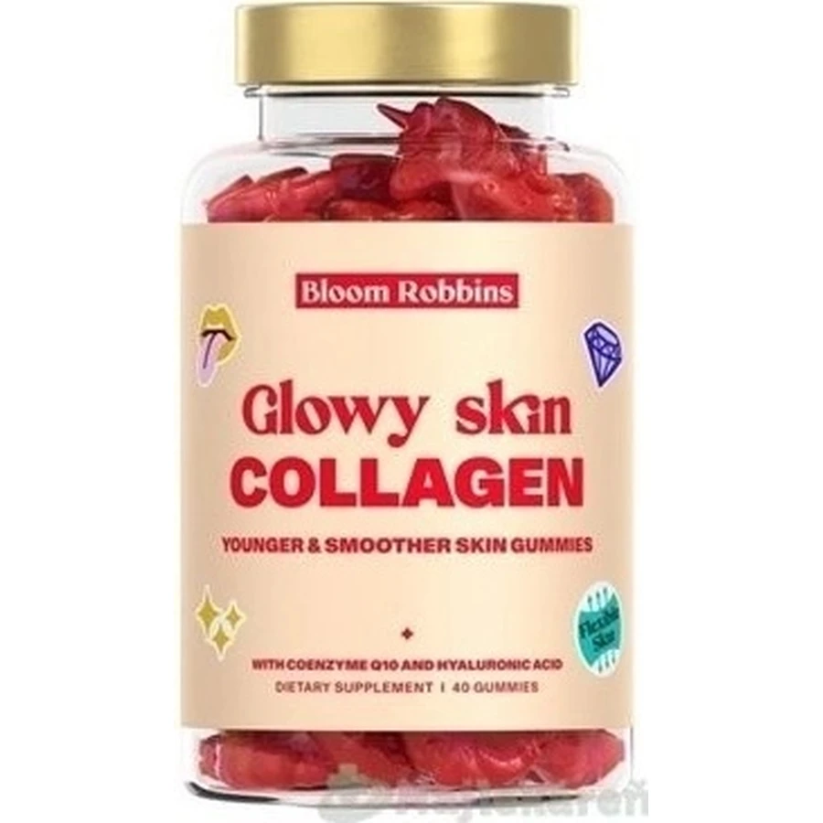 GLOWY SKIN COLLAGEN - Молодша та гладенька шкіра в льодяниках 1×40 шт, харчова добавка з колагеном: ціни та характеристики