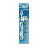 Дитяча зубна щітка Indigo, 3-6 років, синя, Chicco