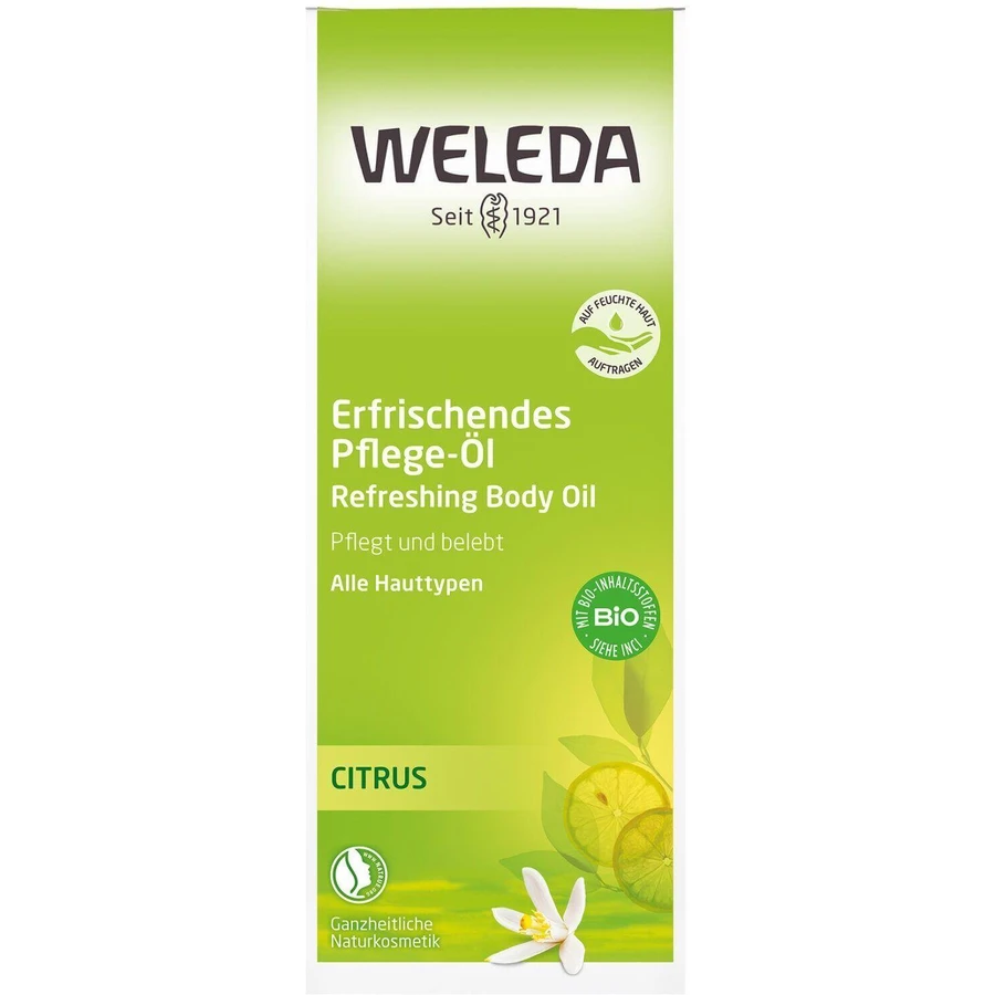 Цитрусова освіжаюча олія Weleda 100 мл: ціни та характеристики