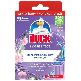 Duck Fresh Discs туалетні лавандові наповнювачі 2 x 36 мл